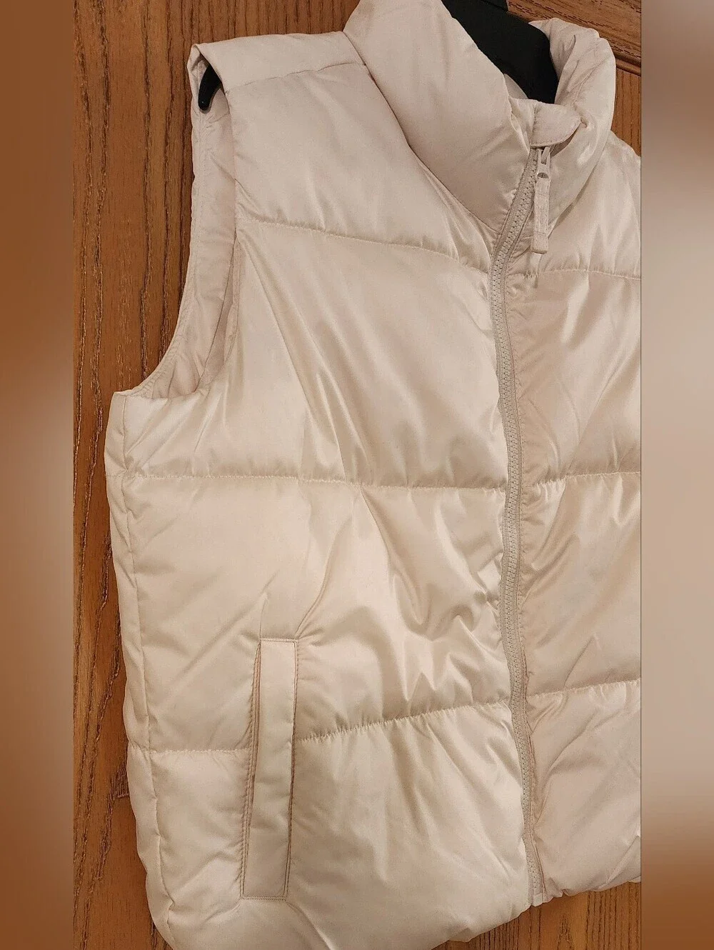 Old Navy Off White Water-Resistant Puffer Vest Girls Size XXL Plus (NWT)